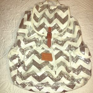 VS PINK sequined backpack
